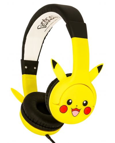 Dječje slušalice OTL Technologies - Pikacku rubber ears, žute - 1
