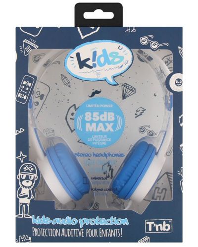 Dječje slušalice s mikrofonom TNB - Kids, plave - 3