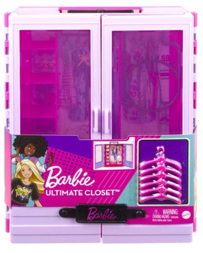 Dječja igračka Barbie - Ormar, ljubičasti - 2