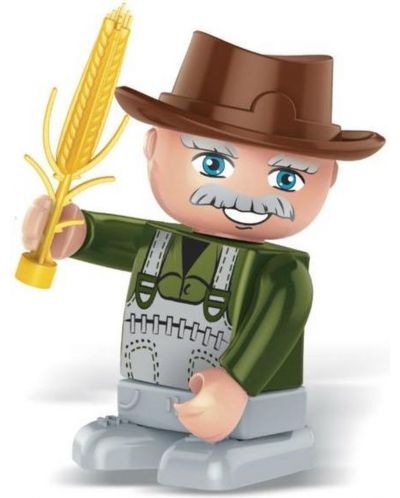 Dječja igračka BanBao - Mini figurica Farmer, 10 cm - 1