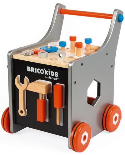 Dječja igračka Janod - Radni pult na kotačima Brico Kids Diy - 2