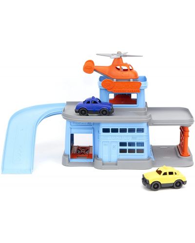 Dječja igračka Green Toys – Parking, s autićima - 4