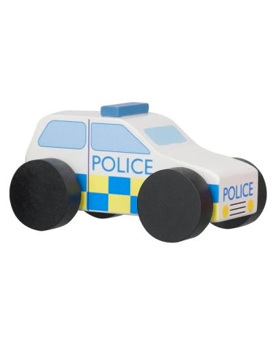 Dječja igračka Orange Tree Toys - Drveni policijski auto - 2