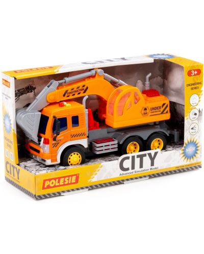 Dječja igračka Polesie Toys - Kamion s bagerom - 1