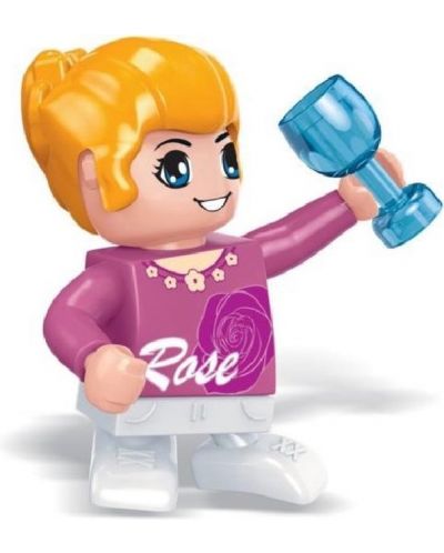 Dječja igračka BanBao - Mini figurica Djevojka sa šalicom, 10 cm - 1
