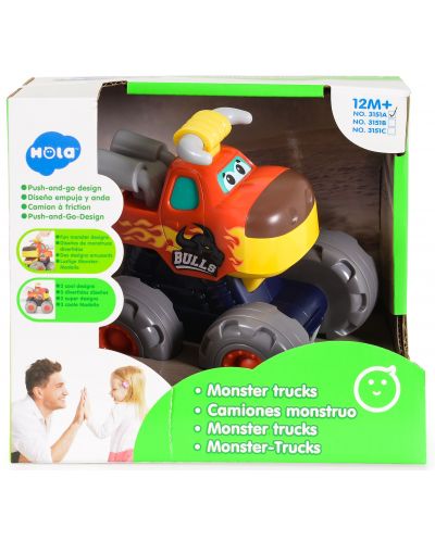 Dječja igračka Hola Toys - Čudovišni kamion, Bik - 1
