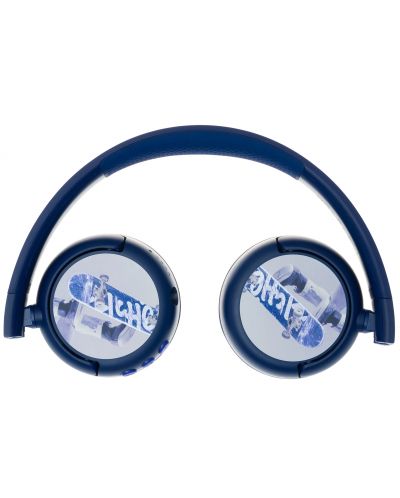 Dječje slušalice BuddyPhones - POP Fun, bežične, plave - 3
