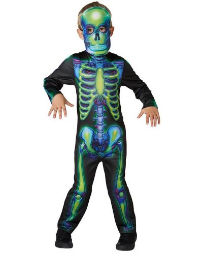 Dječji karnevalski kostim Rubies - Neon Skeleton, veličina S - 1