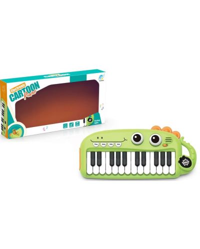 Dječja igračka Zhorya Cartoon - Klavir, 24 tipke, zeleni - 2