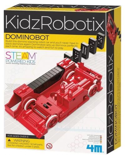 Igračka za sastavljanje 4M Kidz Labs - Dominobot - 1