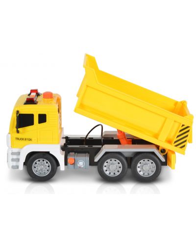 Dječja igračka Moni Toys - Kamion kiper, žuti, 1:12 - 3