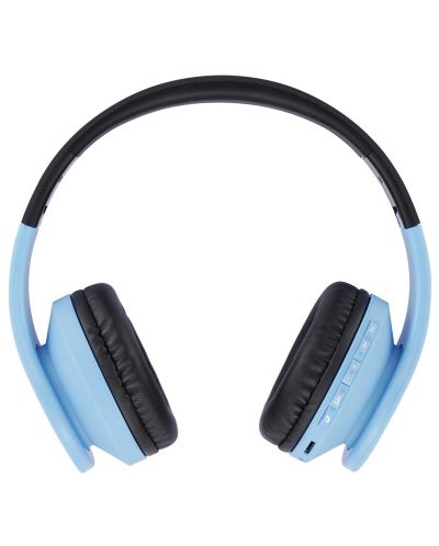 Dječje slušalice s mikrofonom PowerLocus - P1, bežične, plave - 3