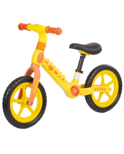 Dječji bicikl za ravnotežu Chipolino - Dino, žuti i narančasti - 1