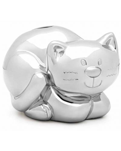 Dječja kasica sa srebrnim premazom Zilverstad - Mačka - 1