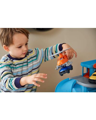 Dječja igračka Green Toys – Parking, s autićima - 7