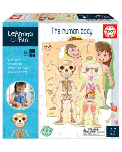 Dječja slagalica Educa od 99 dijelova - Ljudsko tijelo - 1