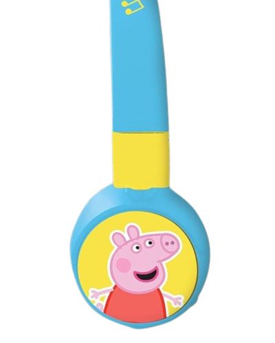Dječje slušalice Lexibook - Peppa Pig HPBT010PP, bežične, plave - 4