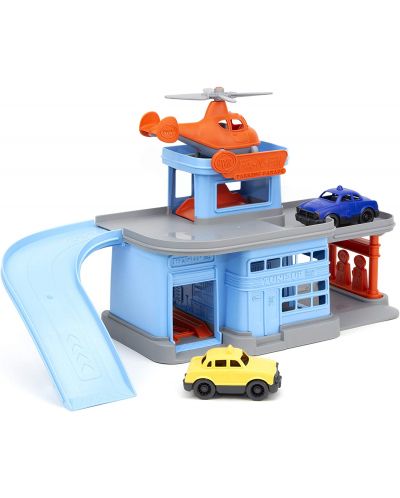 Dječja igračka Green Toys – Parking, s autićima - 2