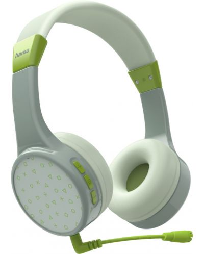 Dječje slušalice s mikrofonom Hama - Teens Guard, bežične, zelene - 2