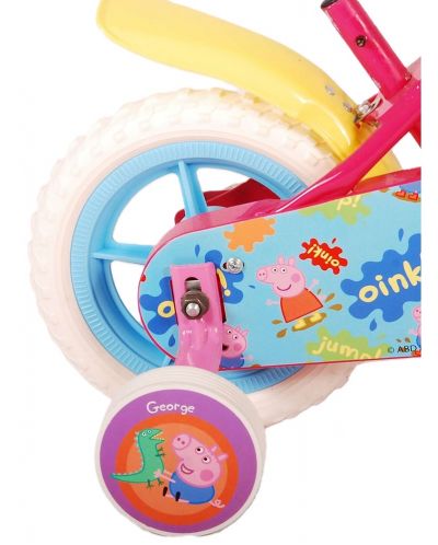 Dječji bicikl s pomoćnim kotačima E&L cycles - Peppa Pig, 10'' - 4