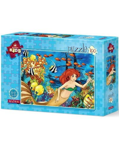 Dječja slagalica Art Puzzle od 100 dijelova - Sirena - 1