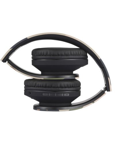 Dječje slušalice s mikrofonom PowerLocus - P2, bežične, kamuflaža - 3