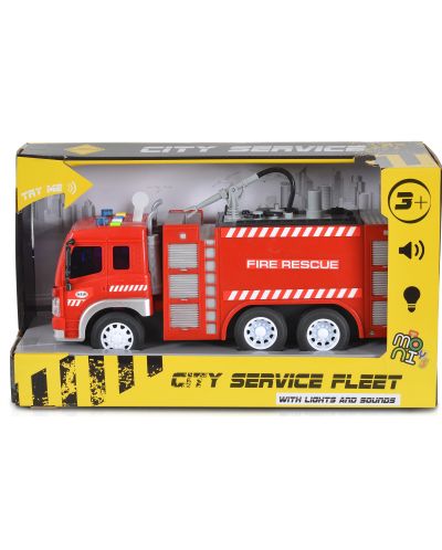 Dječja igračka Moni Toys - Vatrogasno vozilo sa pumpom, 1:16 - 1