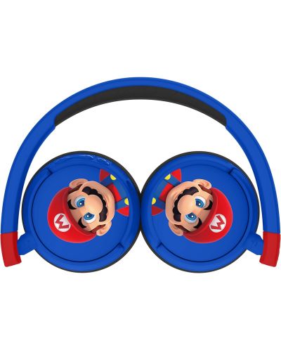 Dječje slušalice OTL Technologies - Super Mario, bežične, plave - 3