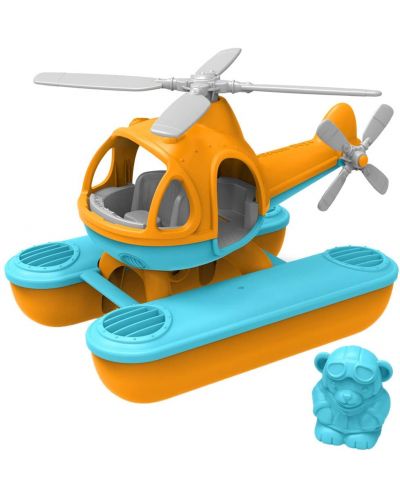 Dječja igračka Green Toys – Morski helikopter, narandžasti - 2
