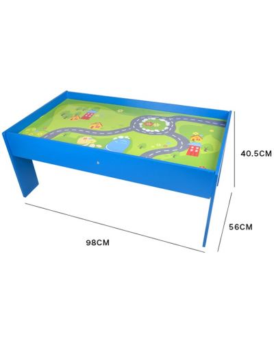 Dječji drveni stol za igru Acool Toy - Plavi - 2