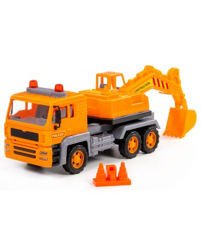 Dječja igračka Polesie Toys - Kamion s bagerom - 4