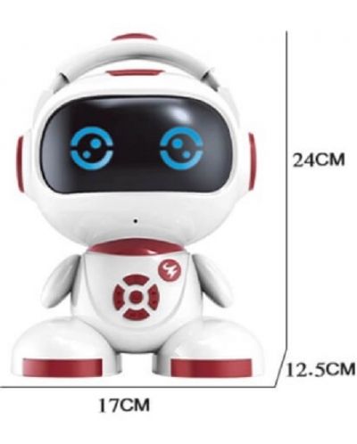 Dječji robot Sonne - Boron, s infracrvenim pogonom, crveni - 4