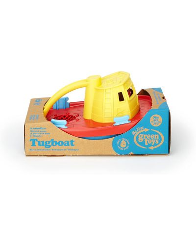Dječja igračka Green Toys – Tegljač, žuti - 4