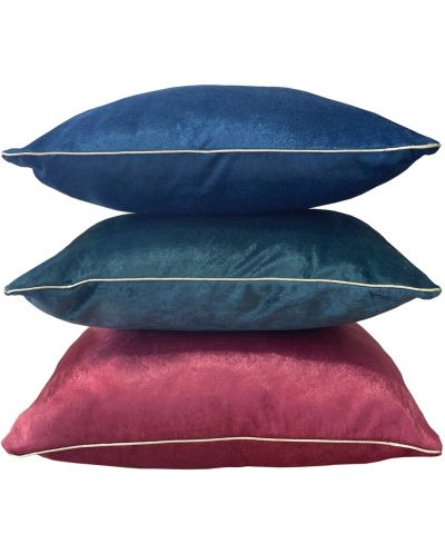 Ukrasni jastuk Aglika - Lux, 45 х 45 cm, baršun, plavi - 3