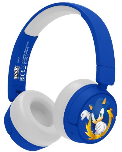 Dječje slušalice OTL Technologies - Sonic The Hedgehog, bežične, plave - 1