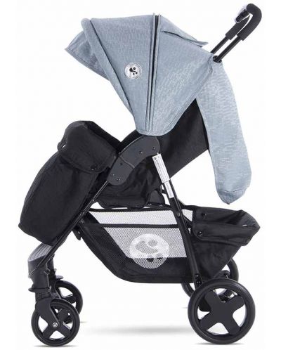 Dječja ljetna kolica s pokrivačem Lorelli - Daisy Basic, siva - 4