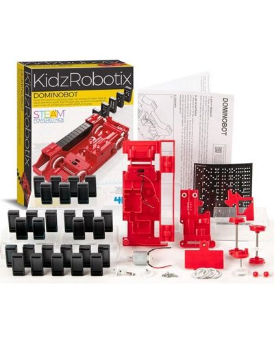 Igračka za sastavljanje 4M Kidz Labs - Dominobot - 2