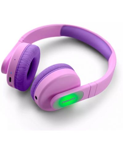 Dječje bežične slušalice Philips - TAK4206PK, ružičaste - 1