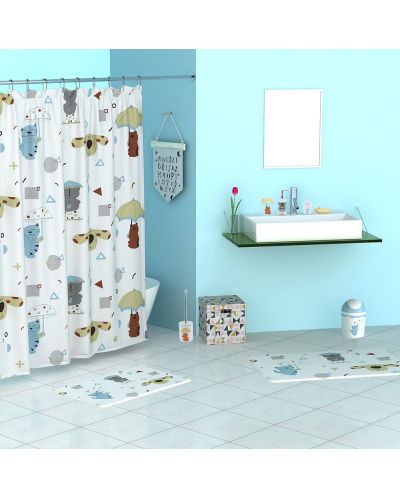 Dječja WC četka Inter Ceramic - Cat and Dog, 9.8 x 39.5 cm - 2