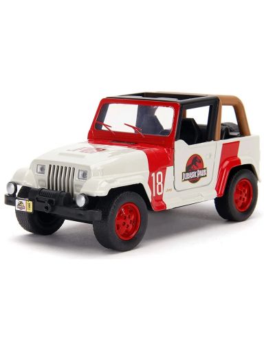 Dječja igračka Jada Toys - Auto Jeep Wrangler, Jurassic Park, 1:32 - 2