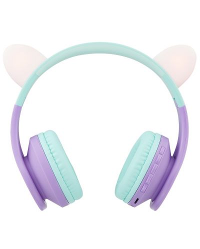 Dječje slušalice PowerLocus - P1 Ears, bežične, ljubičaste - 2