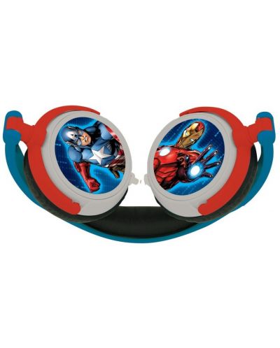 Dječje slušalice Lexibook - Avengers HP010AV, plavo/crvene - 3