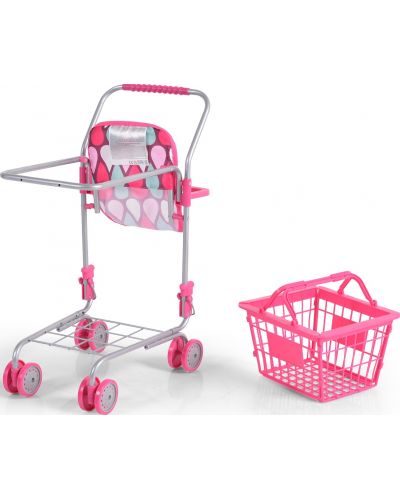 Dječja košarica za kupovinu Moni Toys- Trolley  - 3