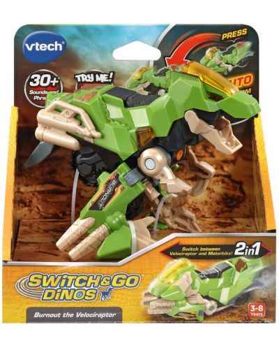 Dječja igračka Vtech - Velociraptor Burnout - 1