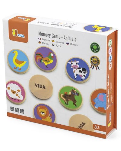 Dječja igra memorije Viga - Životinje - 2