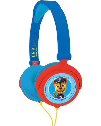Dječje slušalice Lexibook - Paw Patrol HP015PA, plavo/crvene - 1