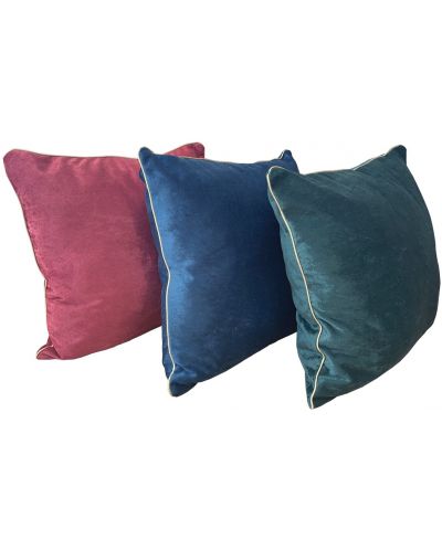 Ukrasni jastuk Aglika - Lux, 45 х 45 cm, baršun, crveni - 2