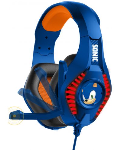 Dječje slušalice OTL Technologies - Pro G5 Sonic The Hedgehog, plave - 2