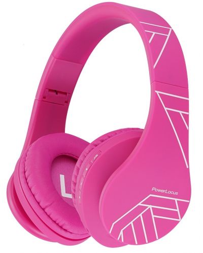 Dječje slušalice PowerLocus - P2, bežične, ružičaste - 1