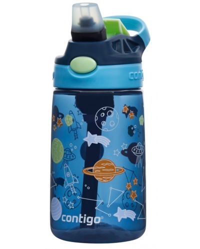 Dječja boca za vodu Contigo Easy Clean - Blueberry Cosmos, 420 ml - 1